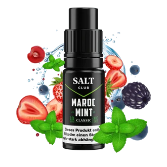 Flavorist Salt Club - Maroc Mint Classic - 10 ml Nikotinsalz Liquid Kostenfreie Lieferung