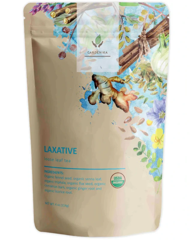 Günstig Gardenika Abführmittel Kräutertee aus losen Blättern, USDA Bio, Koffeinfrei - 4 oz (114g)