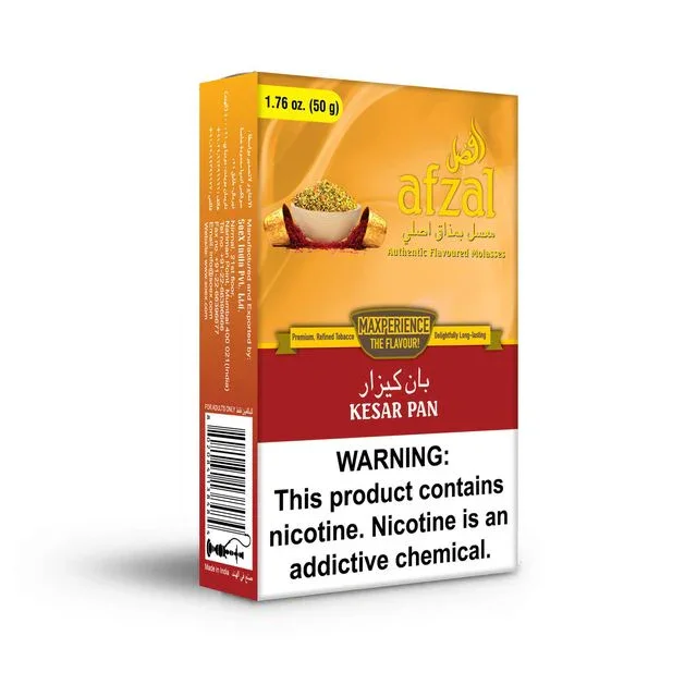 Afzal Kesar Pan Hookah Aromen Heißes Angebot