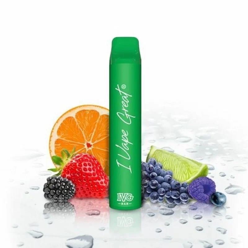 Geprüft IVG Bar - Rainbow 20mg Einweg E-Zigarette 800 Züge