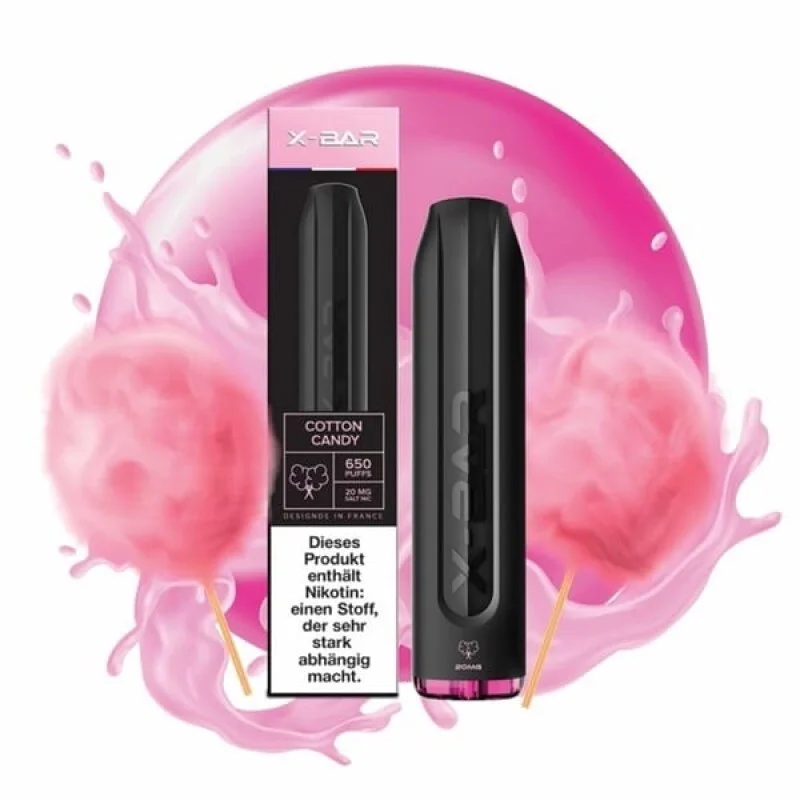 X-BAR Vape Bar Einweg E-Shisha Cotton Candy Wochenendangebot