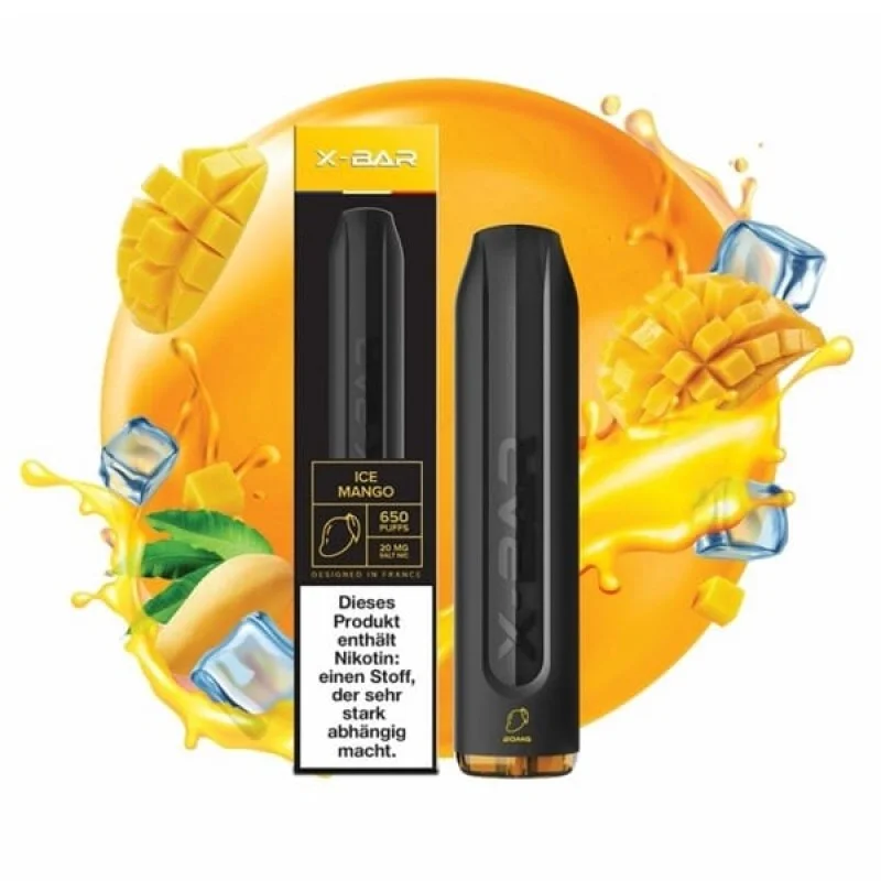Must-Have X-BAR Vape Bar Einweg E-Shisha Ice Mango
