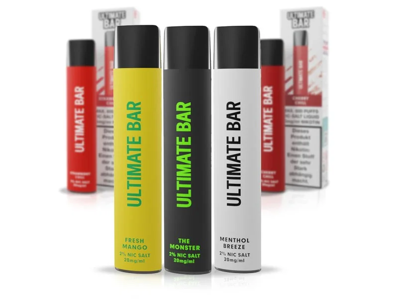 Super-Preis Ultimate Bar Vape Disposable E-Zigarette 20mg