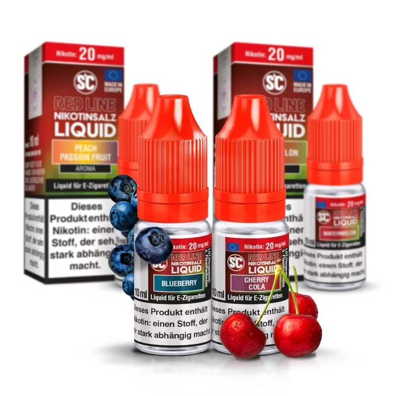 SC NicSalt Liquids Red Line 10mg Knallerangebot