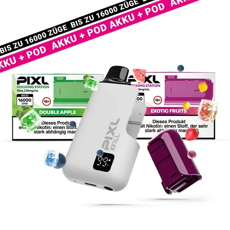 Abverkauf PIXL XFILL 16000 Bundle - Alle Sorten - 20mg