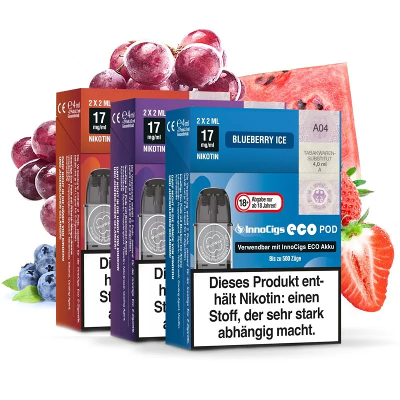 Neuheit IC Eco Prefilled Pods 17mg - 2er Packung