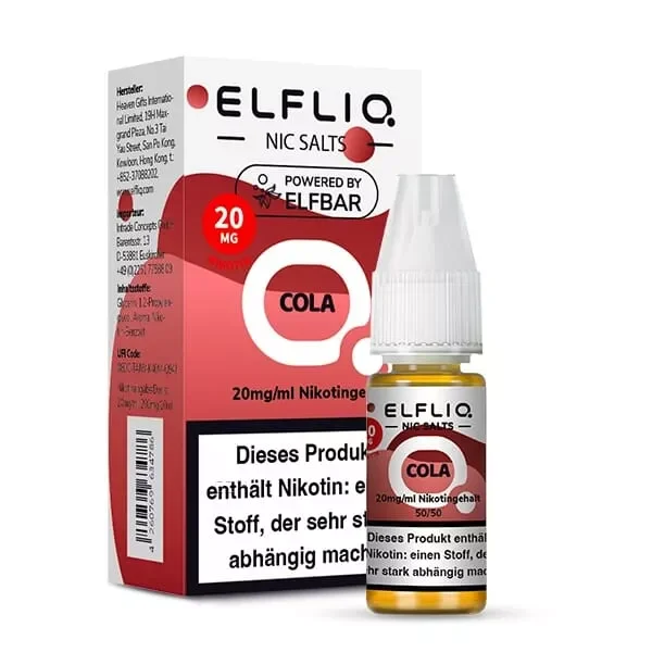 Elfliq Cola - 10ml Nikotinsalz-Liquid Sonderaktion