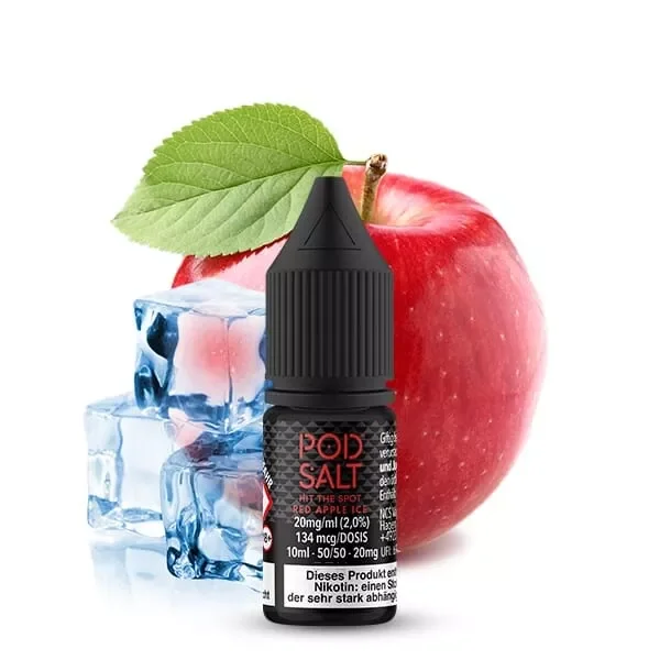 Angebot PodSalt - Red Apple Ice - 10ml Nikotinsalz-Liquid