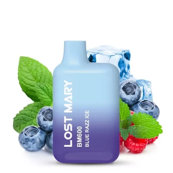 Lost Mary - BM600 CP Einweg E-Zigarette - Blue Razz Ice 20mg/ml Neuheit