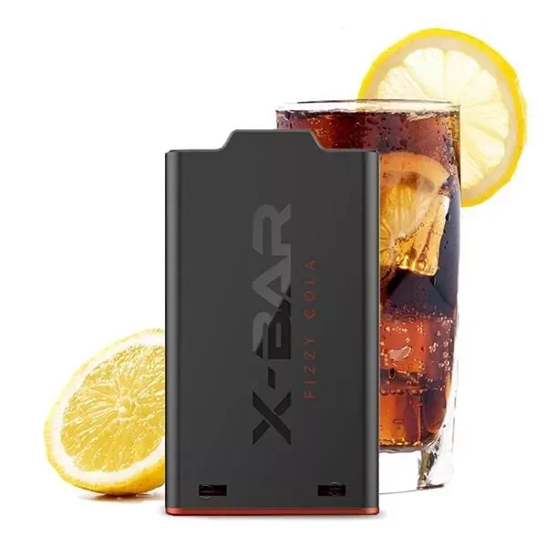 Finale Aktion 1x X-Shisha by X-Bar Prefilled Pod - Fizzy Cola 0mg/ml