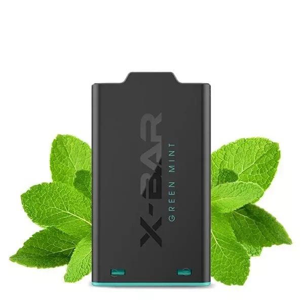 Markenprodukt 1x X-Shisha by X-Bar Prefilled Pod - Green Mint 0mg/ml