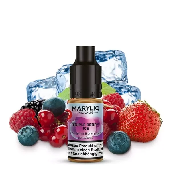 Maryliq Triple Berry Ice - 10ml Nikotinsalz-Liquid Kostenfreie Lieferung