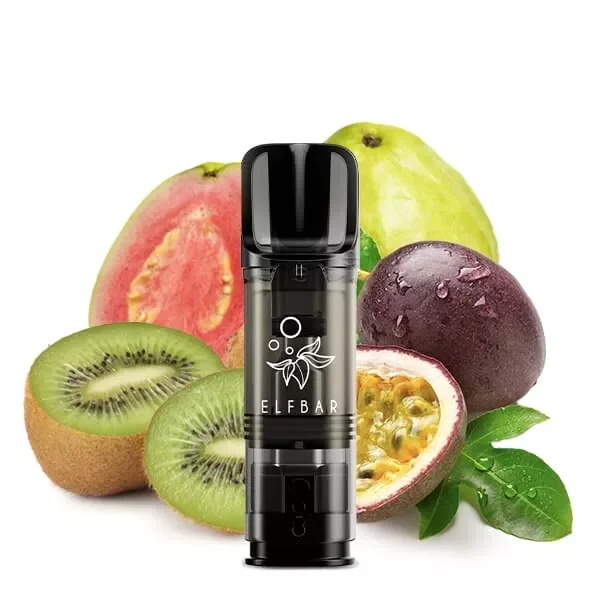 2x Elfbar Elfa Prefilled Pod - Kiwi Passion Fruit Guava 0mg/ml Preis Gesenkt