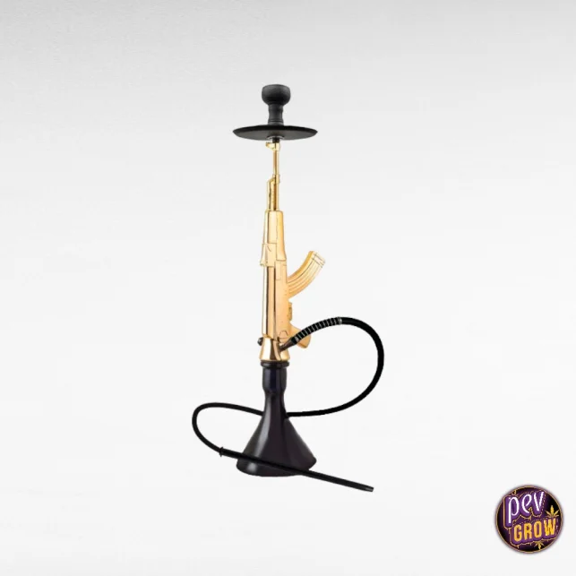 Schnäppchen 84 cm AK-47 Gold Shisha – Luxusdesign & sanfter Rauch