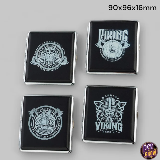 Sonderangebot Valhalla Metall-Zigarettenetui – Champ Viking Collection