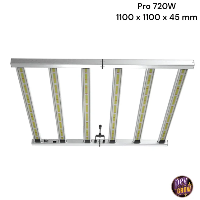 Neuheit Lazerlite Pro 720W LED-Wachstumslicht mit integriertem Vorschaltgerät – 2,75 µmol/J Effizienz für den kompletten Wachstumszyklus