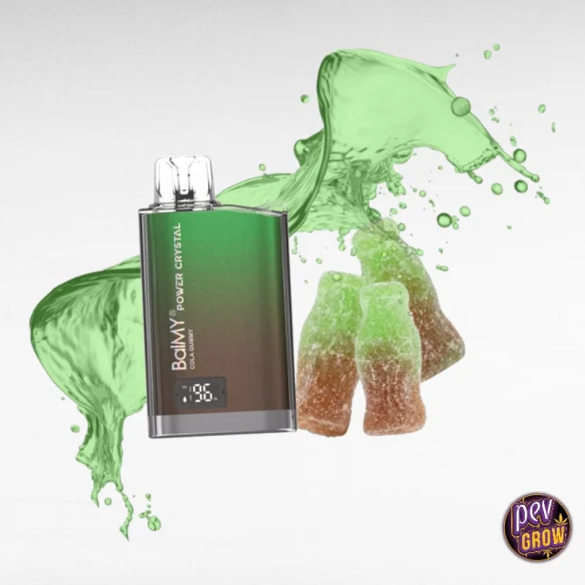Angebot Balmy Power Crystal Cola Gummy – Wiederaufladbare Einweg Vape (8000 Puffs)