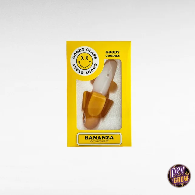 Goody Glass Bananza Kristallpfeife – 4,5" bananenförmige Novelty-Weed-Pfeife Aktuell