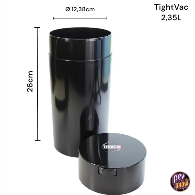Tightvac 2,35 L luftdichter Behälter – TightVac · Vakuumversiegelung für frisches Weed & geruchsfreie Lagerung Jetzt Kaufen