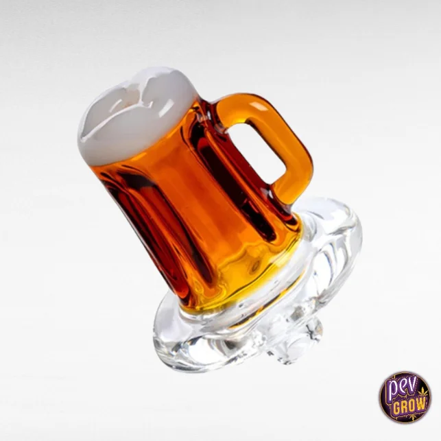 Bierkrug Carb Cap Hemper – Luftstromregler aus Borosilikatglas · Optimieren Sie Ihre Dabs Billig