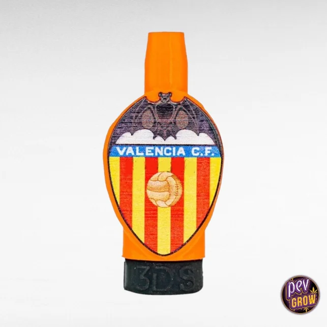 Persönliches 3D-Shisha-Mundstück VLC – Universell einsetzbar · Fanaccessoire von Valencia CF Must-Have