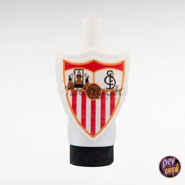Persönliches 3D SFC Shisha Mundstück – Sevilla FC wiederverwendbarer Tip · Universell einsetzbar Zertifiziert