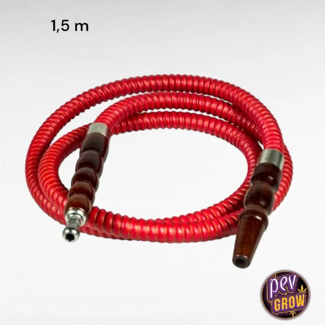 1,5 m Rotes Shisha-Schlauch · Extra langer Shisha-Schlauch für komfortable Sessions Echt