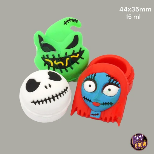 15ml Halloween BHO Silikonboxen – Pevgrow Antihaft-Dabbehälter · Set aus 3 für Wachs & Rosin Meistverkauft