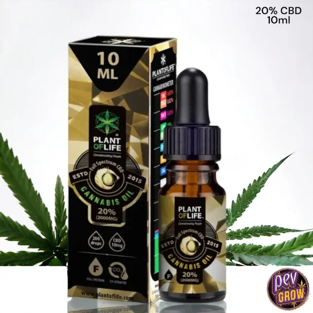Plant of Life 20 % CBD Öl 10 ml – Vollspektrum 2000 mg Tropfen · Rein & Hochdosiert Begrenztes Angebot