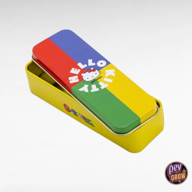 Happy Rainbow Hello Kitty Box 12x4x2,5 cm – G.Rollz Metall-Box zur Aufbewahrung von Drehzubehör Solange Der Vorrat Reicht