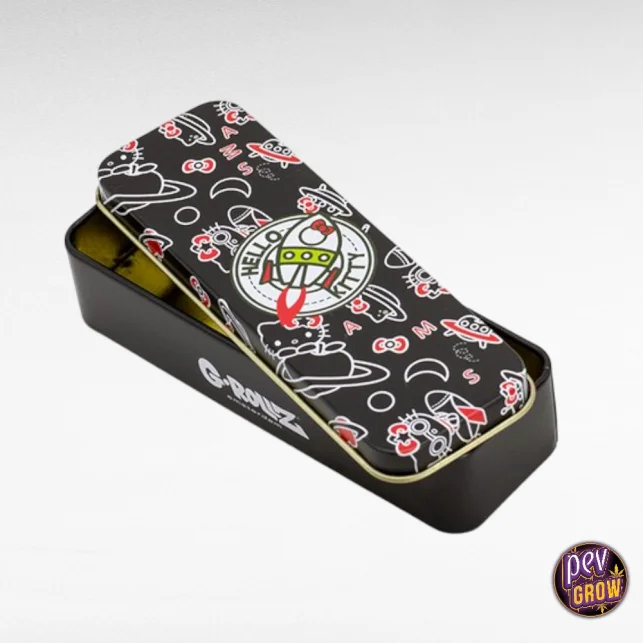 Hello Kitty Space Adventure Metallbox, 12x4x2,5 cm – Sichere Aufbewahrungsbox für Raucherzubehör Zertifiziert