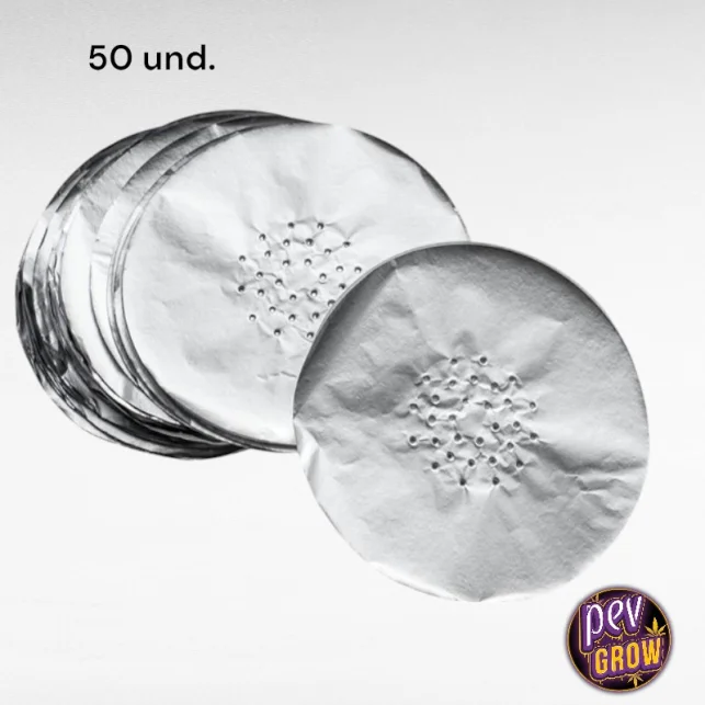 Perforierte Alufolie 50 Stück – Vorgestanzte Shisha-Kopf-Abdeckungen · Perfekte Luftzirkulation & optimale Hitzeregulierung Versand Am Gleichen Tag