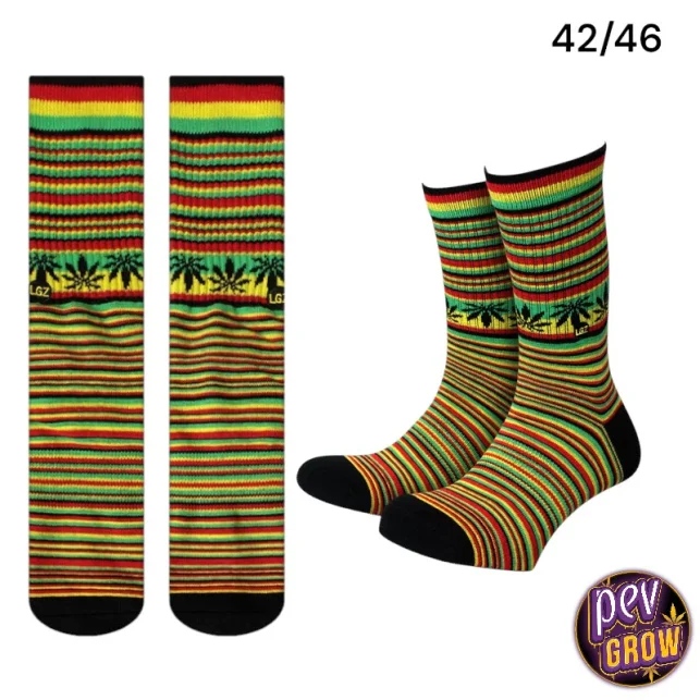 420 Rasta Socken – Premium Weed Socken mit lebenslanger Garantie · Crew-Länge & mittlere Polsterung Direktkauf