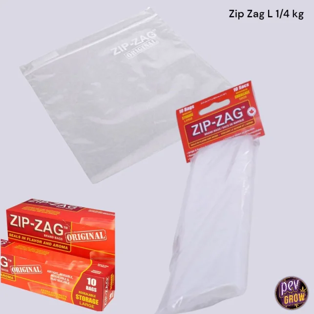 Ultraschwere Zip-Zag-Hermetikbeutel ¼ Kg – Geruchsdichte Aufbewahrung für Weed Abverkauf
