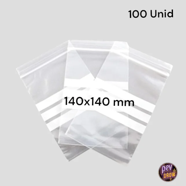Transparente luftdichte Zip-Beutel 140x140 mm – 100 Einheiten für Frische · Geruchsdicht lagern Sonderaktion