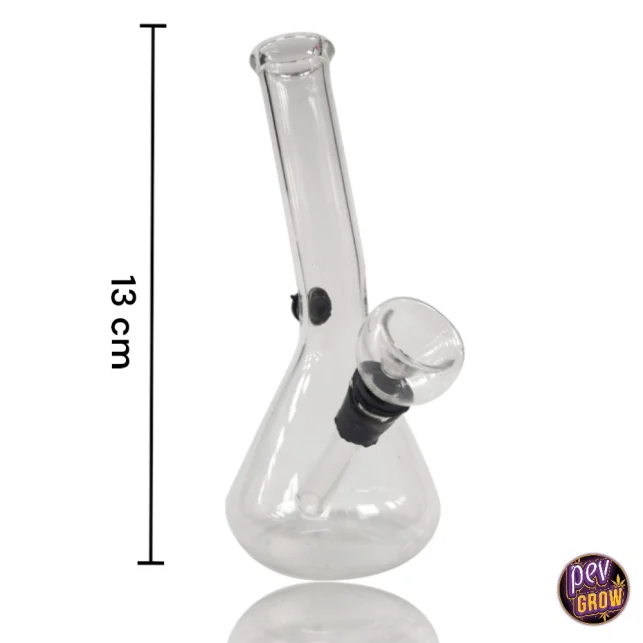 Garantierte Lieferung 13 cm Mini Crystal Bong – Tragbare Glasbubbler-Pfeife · Sanfte Hits & einfache Reinigung