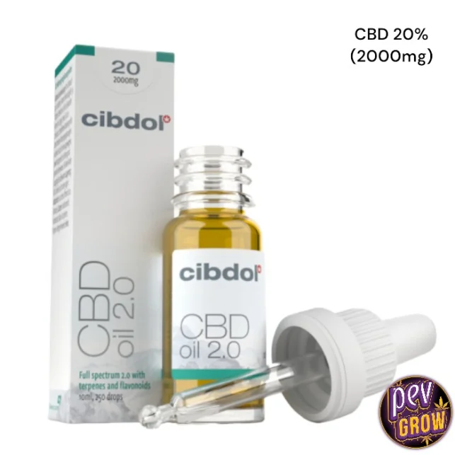 20 % CBD Öl 10 ml, Cibdol Full Spectrum · Hochwirksamer Hanf-Extrakt zur Stresslinderung und Regeneration Bestseller