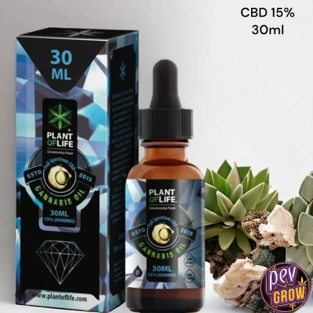 Plant of Life 15 % CBD Öl 30 ml – Vollspektrum Bio-Hanf-Tropfen · Stress- & Schlafunterstützung Saisonangebot