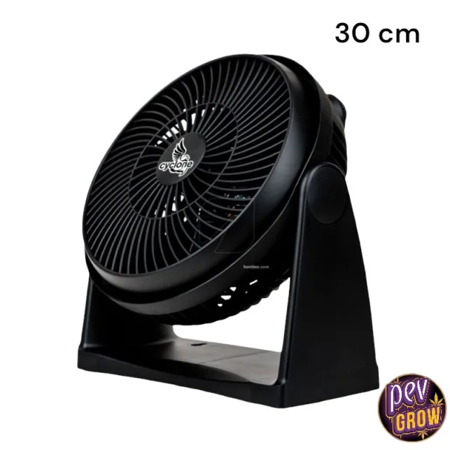 Cyclone Standventilator 30 cm – Leise & leistungsstarke Luftzirkulation für den Indoor-Anbau Neu