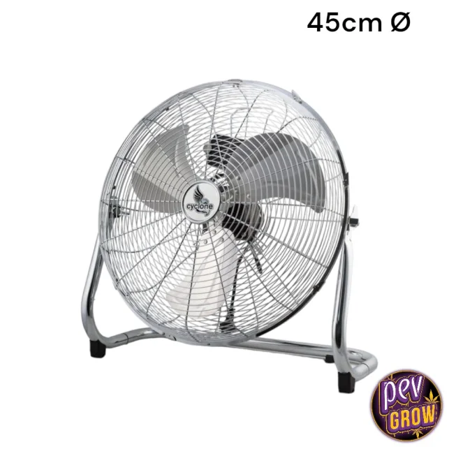 Siroco 45 cm Standventilator – Cyclone Hochleistungsgebläse · Metall-Luftumwälzer für Indoor-Growräume Direktkauf