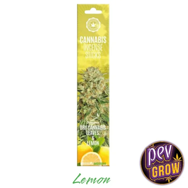 Günstig 6 x Cannabis Lemon natürliche Räucherstäbchen – Zitrusaroma für Entspannung & Geruchskontrolle
