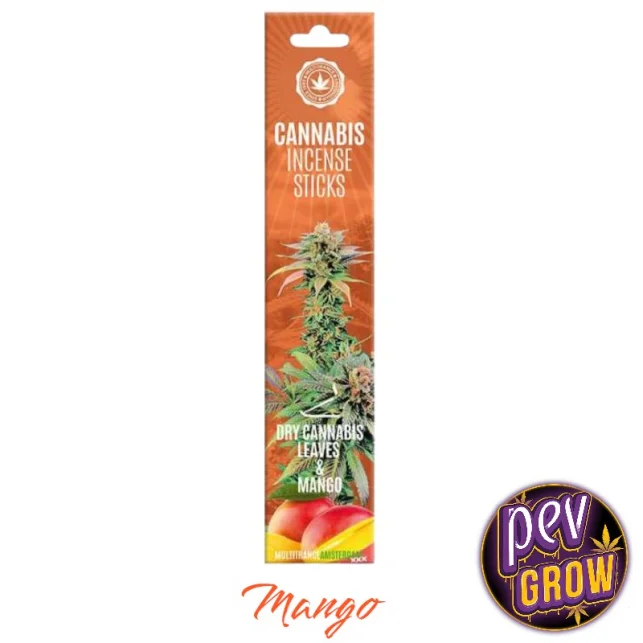 Top-Angebot 6 Stück Cannabis Mango natürliche Räucherstäbchen – Belebende Aromatherapie · Süßer & fruchtiger Duft für Yoga und Chill-Sessions