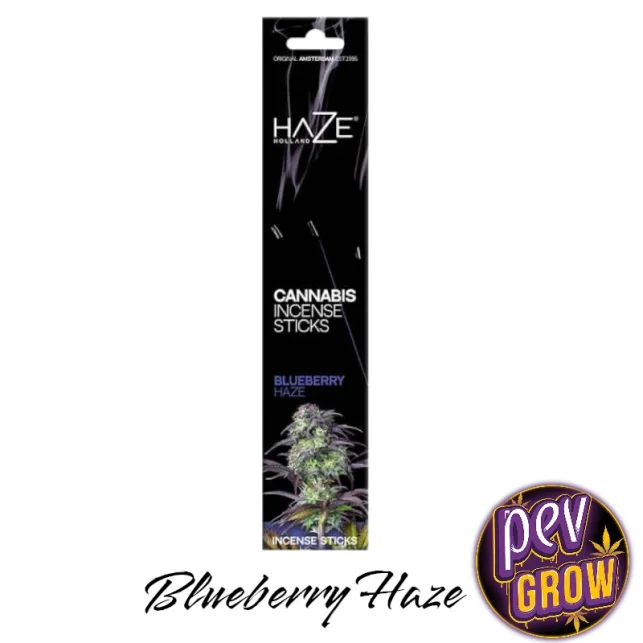 Natürliche Cannabis Haze Blueberry Räucherstäbchen, 6er-Pack · Beruhigende Aromatherapie Kostenfreie Lieferung