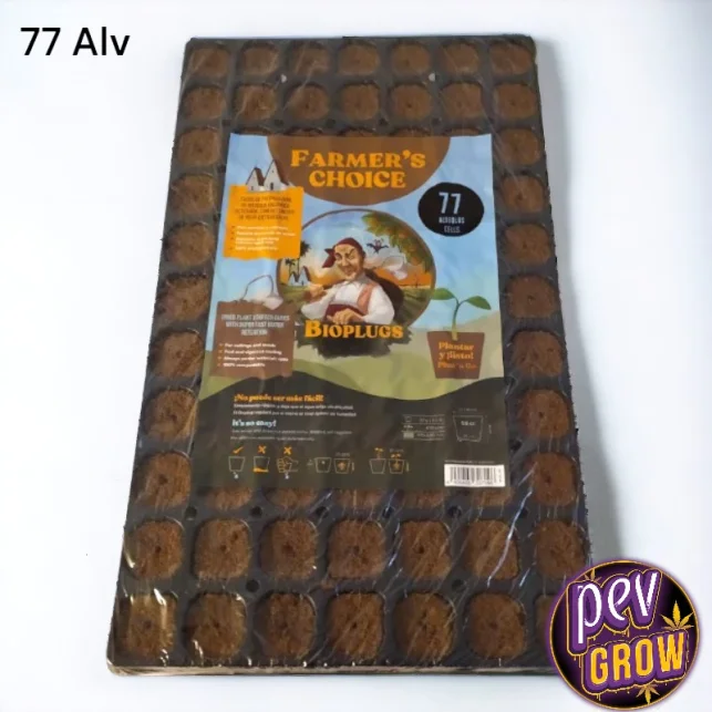 Bioplugs Tray Farmer Choice – Biologische Keim- und Stecklingspflöpsche · Selbstregulierende Feuchtigkeit für Stecklinge & Samen Nur Heute