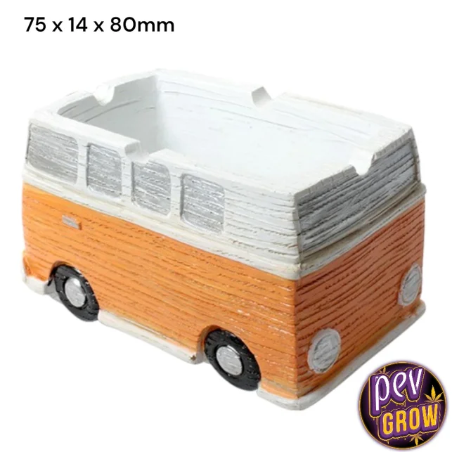 Knallerangebot Original Bus Aschenbecher – Retro VW Bulli Design · Handbemalter Polyresin-Aschenbecher · Coole dekorative Aschenbecher für Ihre Chillzone