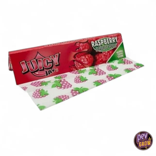 Juicy Jay's King Size Himbeere Drehpapiere – Süße & fruchtige Hanfpapiere Heißes Angebot