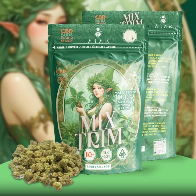 Sofort Bestellen Mini Buds CBD Blüten Trim 10g - Premium Indoor Mix