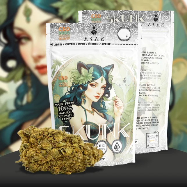 Skunk CBD Blüten – Mini Hochwertige CBD-Indoor-Blüten mit 25 % CBD und -0,2 % THC Knallerangebot
