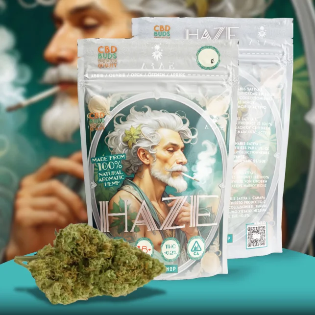 Bestseller Haze CBD Blüten – Zitrusaromatisch, hochwertige Indoor-CBD-Buds mit -0,2 % THC