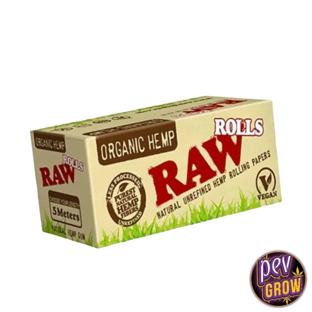 Raw Organic King Size Roll 5m – Ungeweißtes Hanf-Rollpapier für individuelle Größen Heißes Angebot